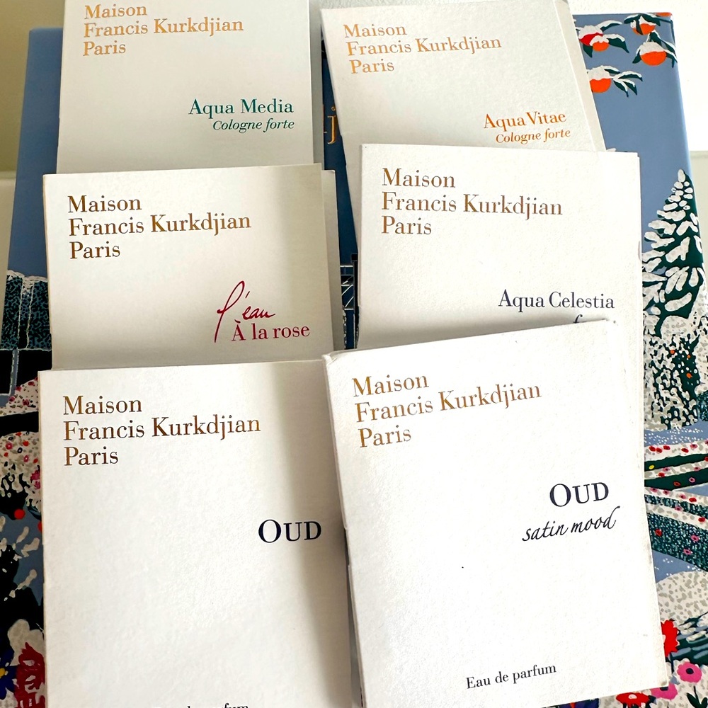 Maison Francis Kurkdjian 6 samples classic ones!